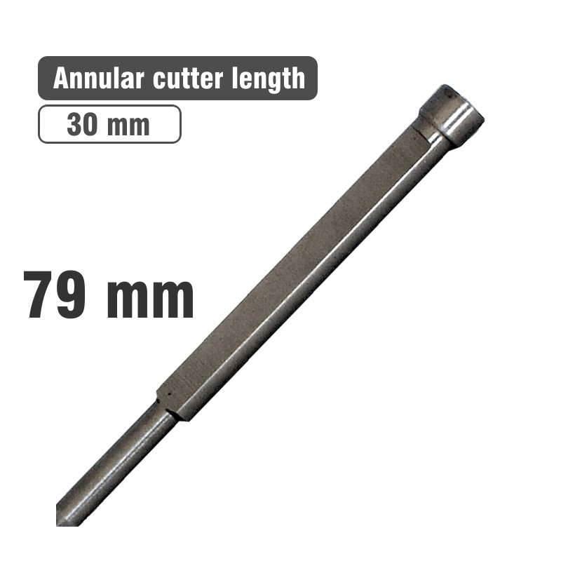 Cutter Pilot Pin, Short - 79mm For Annular Or Broach Cutter