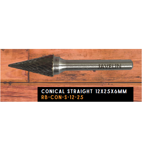 TCT Burrs, Conical Straight...