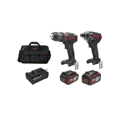 Combo Kit, KRESS, Impact Drill, Impact Driver, 20V Cordless, KUC30.9/KUB60.9