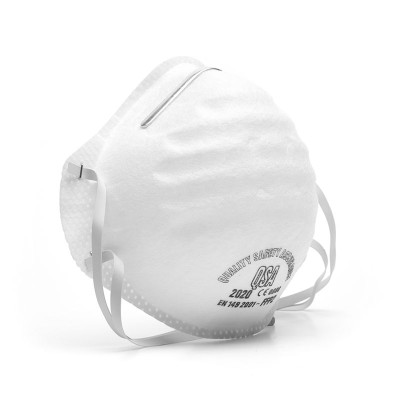 Dust Mask WITHOUT VALVE Box Of 20 - Moulded FFP2