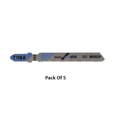 T118 A, Jigsaw Blades - Pack Of 5