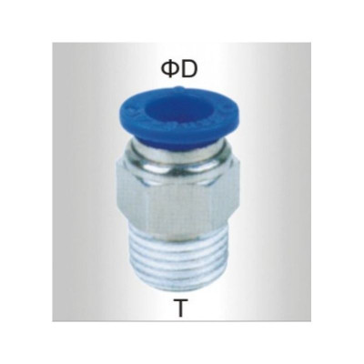 PU Hose Fitting Male 1/8