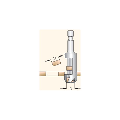 Plug Maker, 08.0mm, Hex Shank, DIMAR
