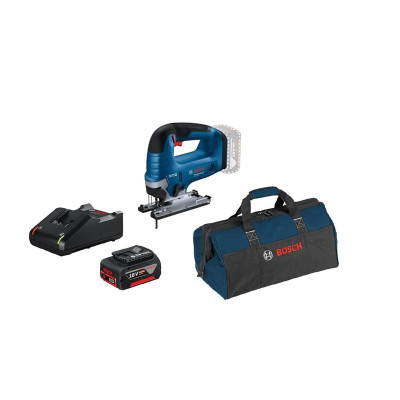 Combo Kit, BOSCH Jigsaw, GST185Li, 1 x  Battery 4.0Ah, Charger, Tool bag