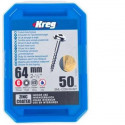 KREG Blue-Kote Pocket-Hole Screws (64mm) - 2.50' 8 Coarse Thread MX LOC 2 Pack of 250