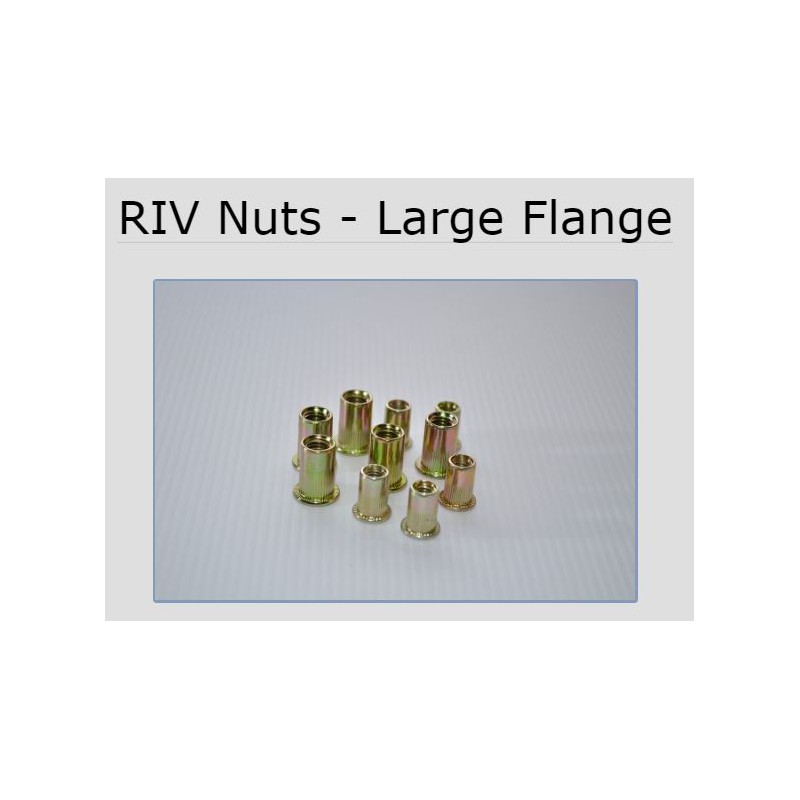 Rivnut large flange M04 (100) Pack