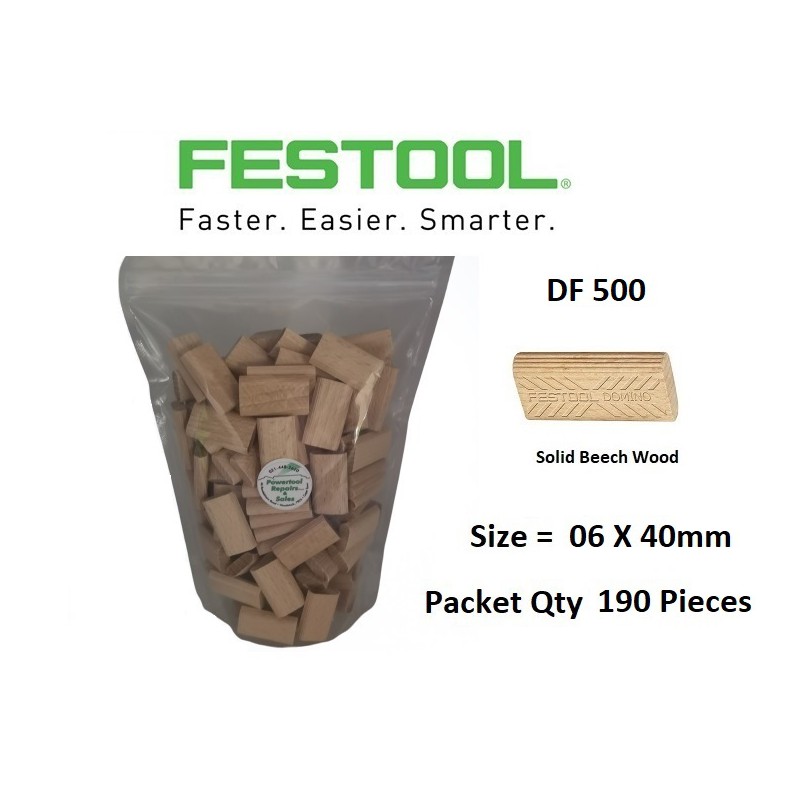 Domino Dowel For DF 500 --- 06 x 40mm - Pack - 190