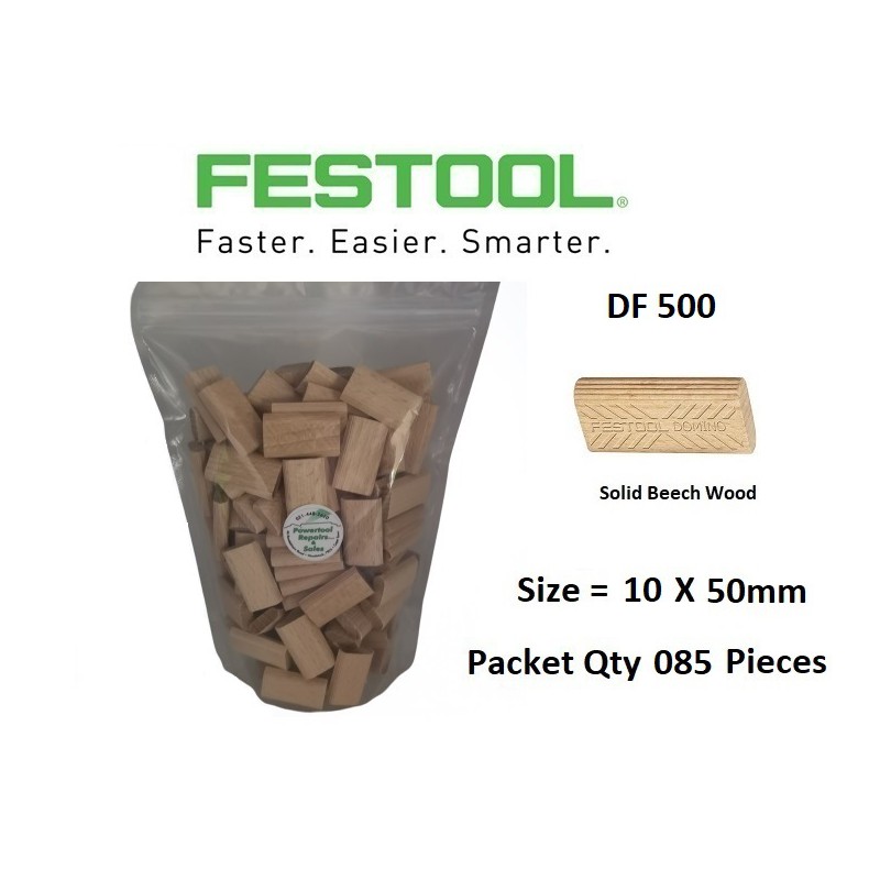 Domino Dowel For DF 500/700 --- 10 x 50mm - Pack - 085