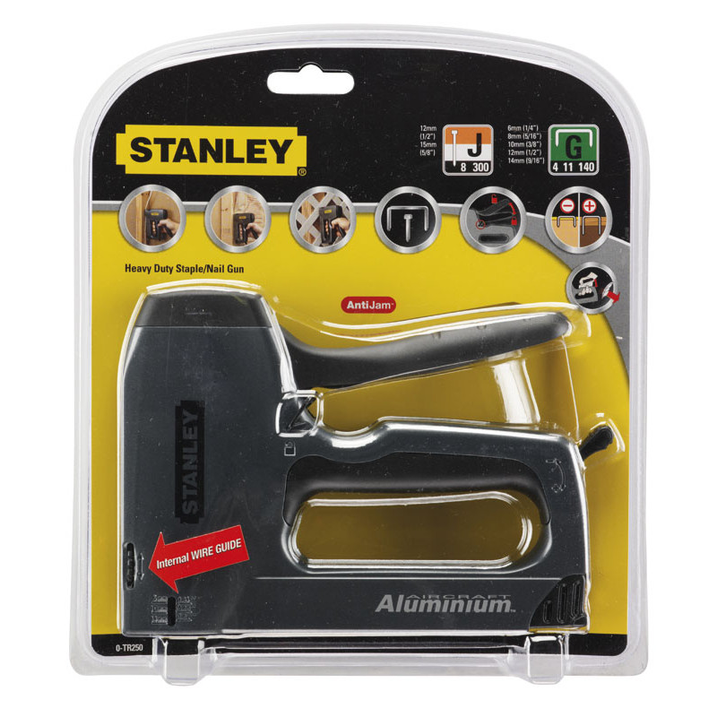 Staples - Stapler, Hand STANLEY, Stapler/Nailer TR250 H/Duty, G/J Series