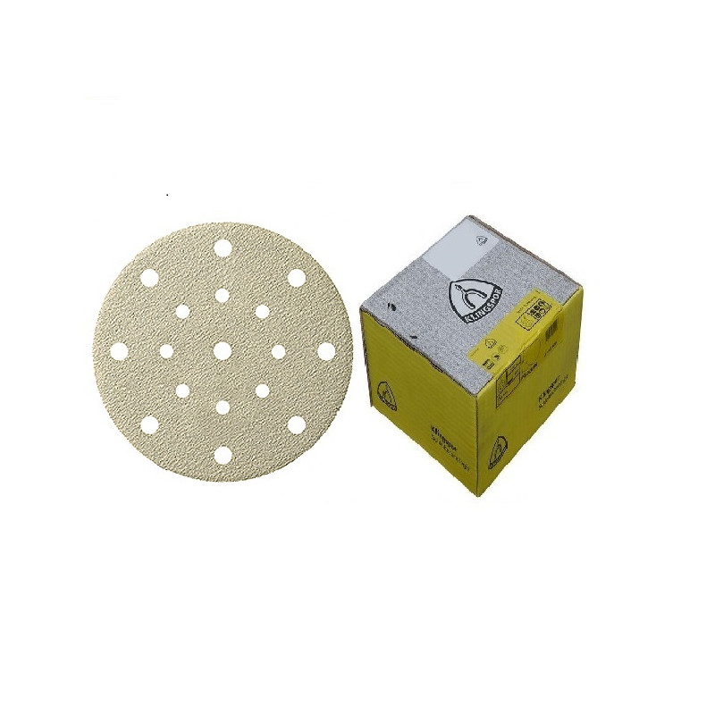 Velcro Discs, 150mm, Multi Hole 0080  - PS33 - White - Box - 100