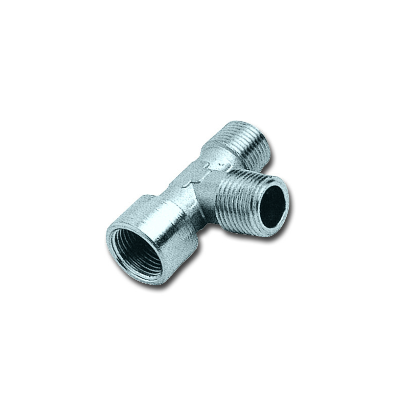T Connector 1/4 Male - Male - Female