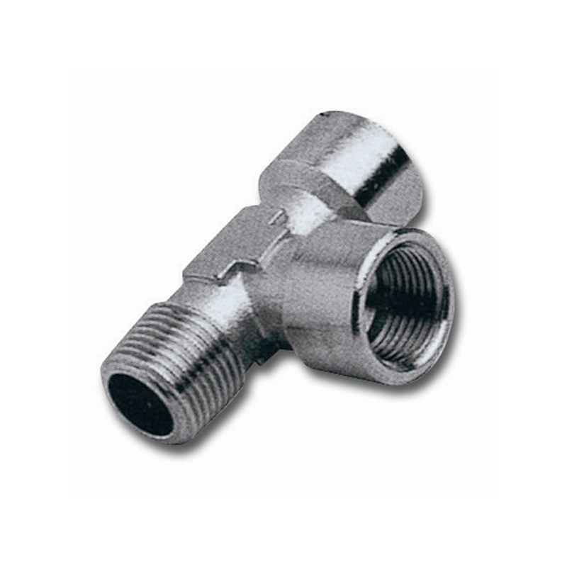 T Connector 1/4 Female - Female - Male