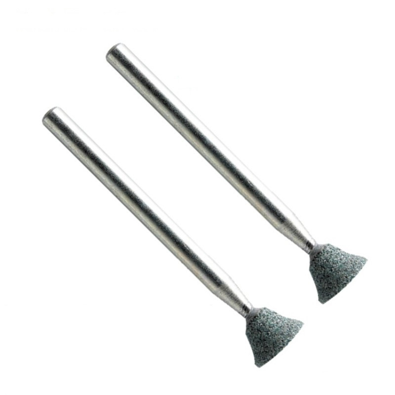 Silicon Carbide Stones Reverse Taper 08 x 06mm - Shank  3.00mm QTY 2