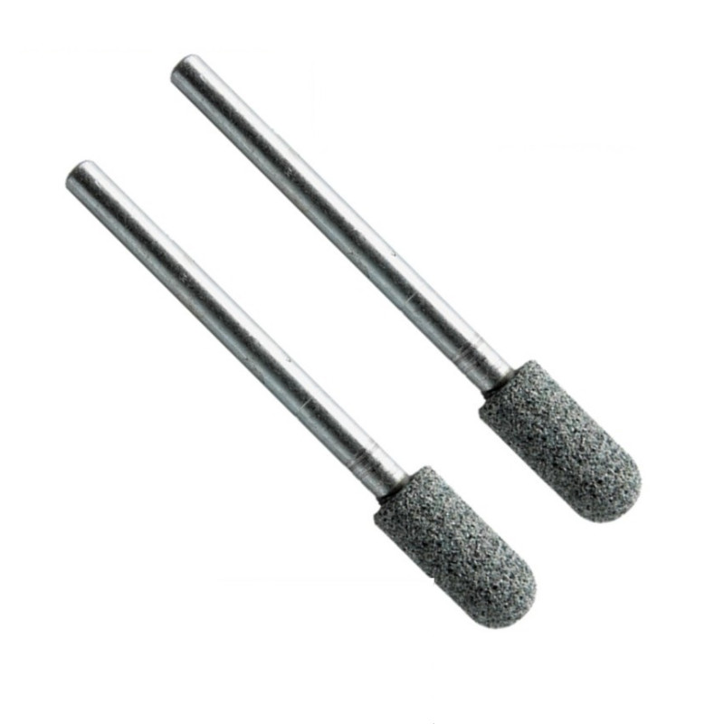 Silicon Carbide Stones Round Head 06 x 10mm - Shank  3.00mm QTY 2
