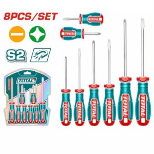 Screwdriver Set Cr-v Material, 08 pc - TOTAL