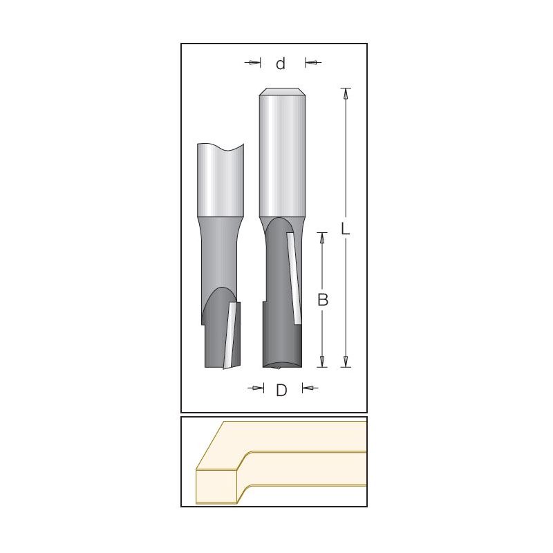 Straight, 12.70 x 38.1mm Staggered Sheer Up & Down - NLA