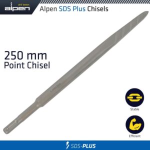 ALP987002511#1.jpg. DEMOLISHER PLUS POINT CHISEL 250MM SDS-PLUS