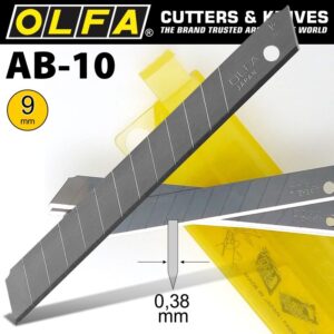 BLA AB10#1.jpg. OLFA BLADES AB-10 10/PACK 9MM