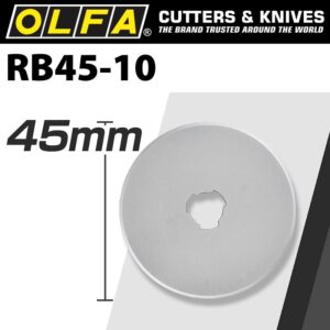 BLA RB45-10#1.jpg. OLFA BLADES ROTARY RB45-10 10/PACK 45MM
