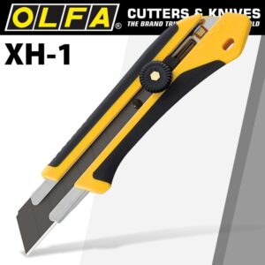 CTR XH1#1.jpg. OLFA EXTRA HEAVY DUTY CUTTER XH-1 25MM X-Design Series SNAP OFF KNIFE