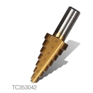 VERTC353042#1.jpg. Step Drill, 06 - 18mm X 2mm Increments, HSS