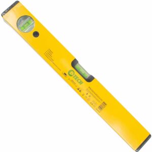 DTSL0040B#1.jpg. SPIRIT LEVEL BOX 400MM X 1.4MM 2 X VIAL 0.5MM ACCUR. ALUM.