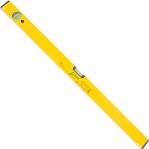 DTSL0080B#1.jpg. SPIRIT LEVEL BOX 800MM X 1.4MM 2 X VIAL 0.5MM ACCUR. ALUM.