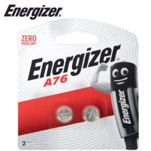 E301641800#1.jpg. ENERGIZER A76 LR44 1.5V ALKALINE BATTERY 2 PACK (MOQ 12) COIN