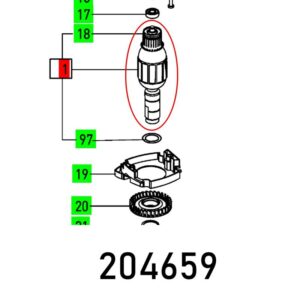 FES204659#1.jpg. ARMATURE OF 1400 230V