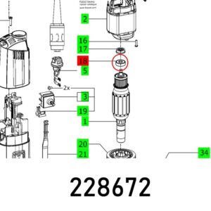 FES228672#1.jpg. BALL BEARING 626 2RS C3 DIN 625