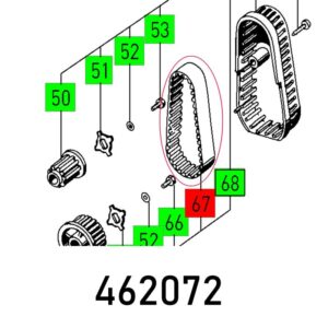 FES462072#1.jpg. TOOTHED BELT T-5,0 5MRX19