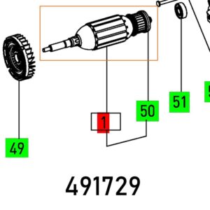 FES491729#1.jpg. ARMATURE 230V TS 55 Q