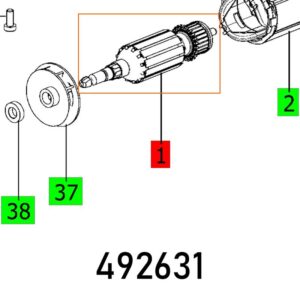 FES492631#1.jpg. ARMATURE RO 125 230V ET-BG