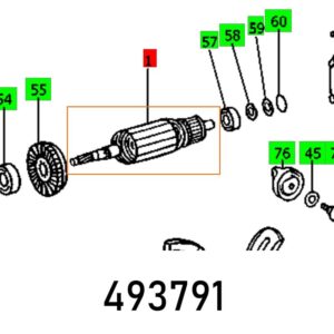 FES493791#1.jpg. ARMATURE 230V AP 85 EB