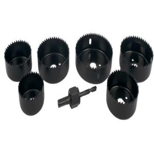 TCDK6 #4. Hole Saw - Set - 6Pc, Downlighter Torkcraft