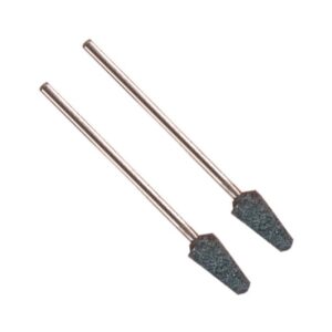 VERM2420#1.jpg. MINI Silicon Carbide Stones Cone 05 x 10mm - Shank = 2.35mm QTY 2