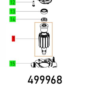 FES499968#1.jpg. ARMATURE ES150/5E 230-240V ET-BG