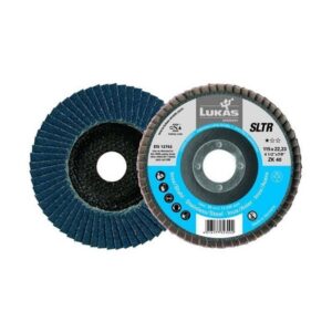luk6FL115080220506 #2. Flap Disc, S/Steel, 115mm, #080 Grit(BLUE)