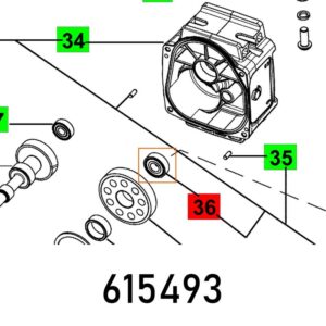 FES615493#1.jpg. BEARING 6000 2Z