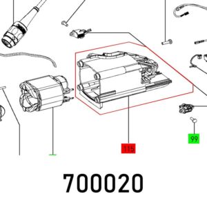 FES700020#1.jpg. MOTOR FRAME DF 700 EQ