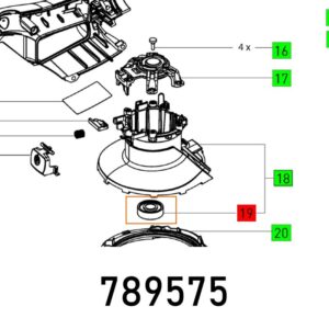 FES789575#1.jpg. BALL BEARING 6000 DDU-C3 D8S L (NSK)