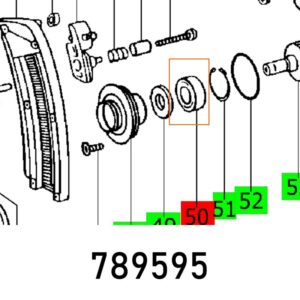 FES789595#1.jpg. BALL BEARING 6002 DDU DIN 625
