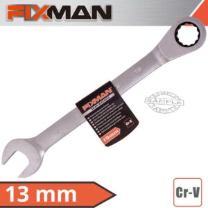 FIX B1306#1.jpg. FIXMAN COMBINATION RATCHETING WRENCH 13MM