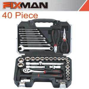 FIX OMCBT40#1.jpg. FIXMAN SOCKET TOOL SET 40PC 1/2" DRIVE
