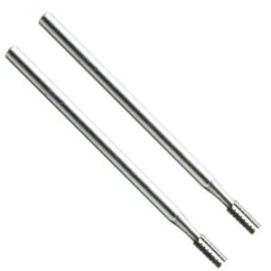 VERM1080#1.jpg. MINI Steel Engraving Cutters Cylindrical 2.3mm - Shank = 2.35mm QTY 2