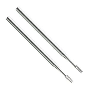 VERM1070#1.jpg. MINI Steel Engraving Cutters Cylindrical 1.4mm - Shank = 2.35mm QTY 2