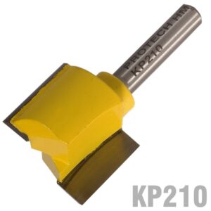 KP210#1.jpg. STRAIGHT BIT 1"(25.4MM) X 3/4"(19MM) TWO FLUTE 1/4" SHANK