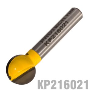 KP216021#1.jpg. PLUNGE CUTTING BALL 1/2" X 1/2" 1/4"SHANK