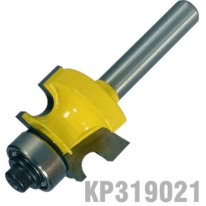 KP319021#1.jpg. EDGE BEADING BIT 7/8" X 9/16" RADIUS 1/8" 1/4" SHANK