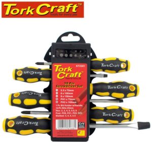 KT2301#1.jpg. 20PC SCREWDRIVER SET INCLUDES INSERT BITS